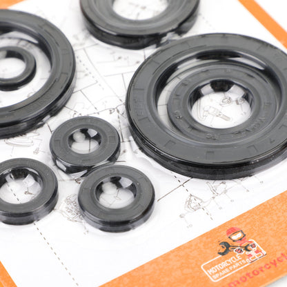 Kit guarnizioni olio motore Set 9 pezzi guarnizioni per Honda CRF450X 2005-2009, 2012-2017 NUOVO Generico