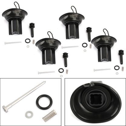 4x Moto Kit riparazione carburatore pistone diaframma per Honda CB400 VTEC CB 400 Generico