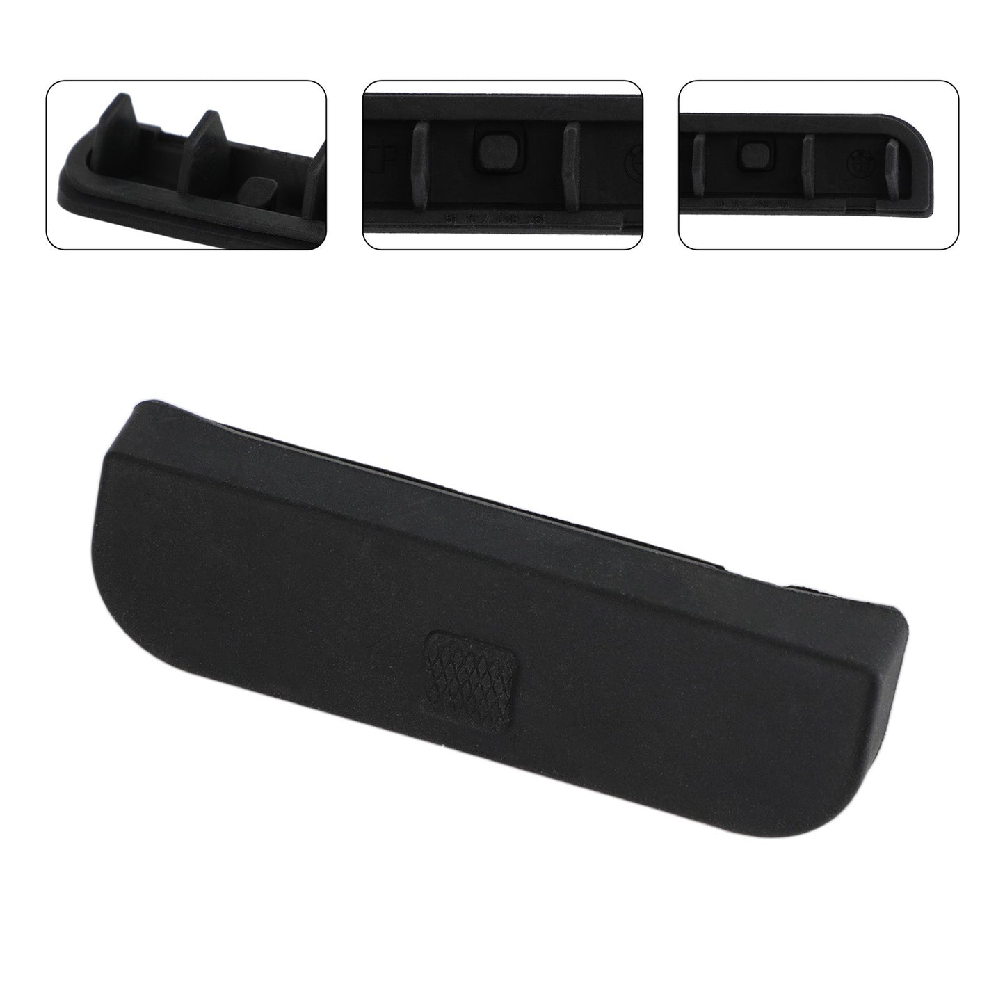 Interruttore porta posteriore Copertura in gomma Pad Maniglia Fit BMW Mini R52 R53 R56 R57 R58 R59