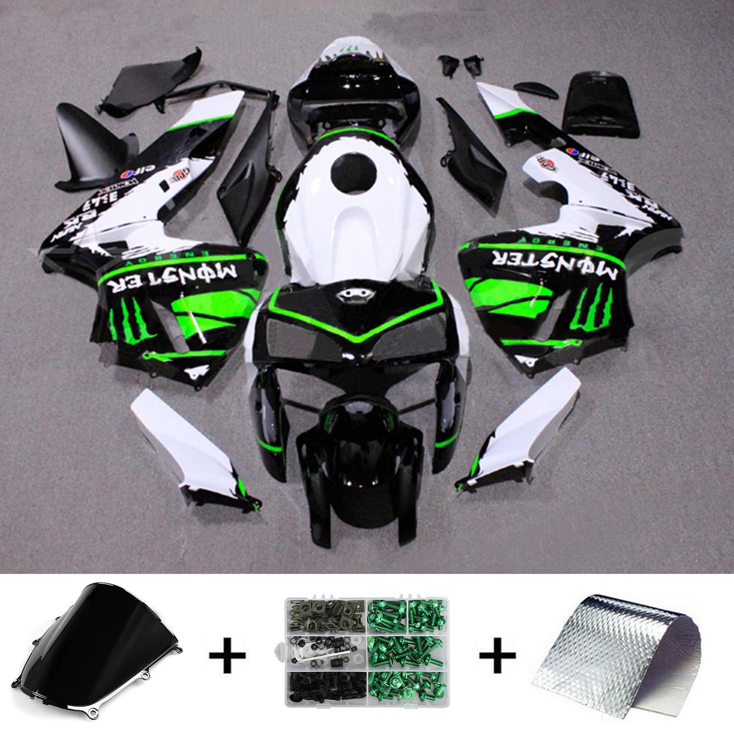 Amotopart Honda CBR600RR 2005-2006 F5 Kit carena Carrozzeria Plastica ABS