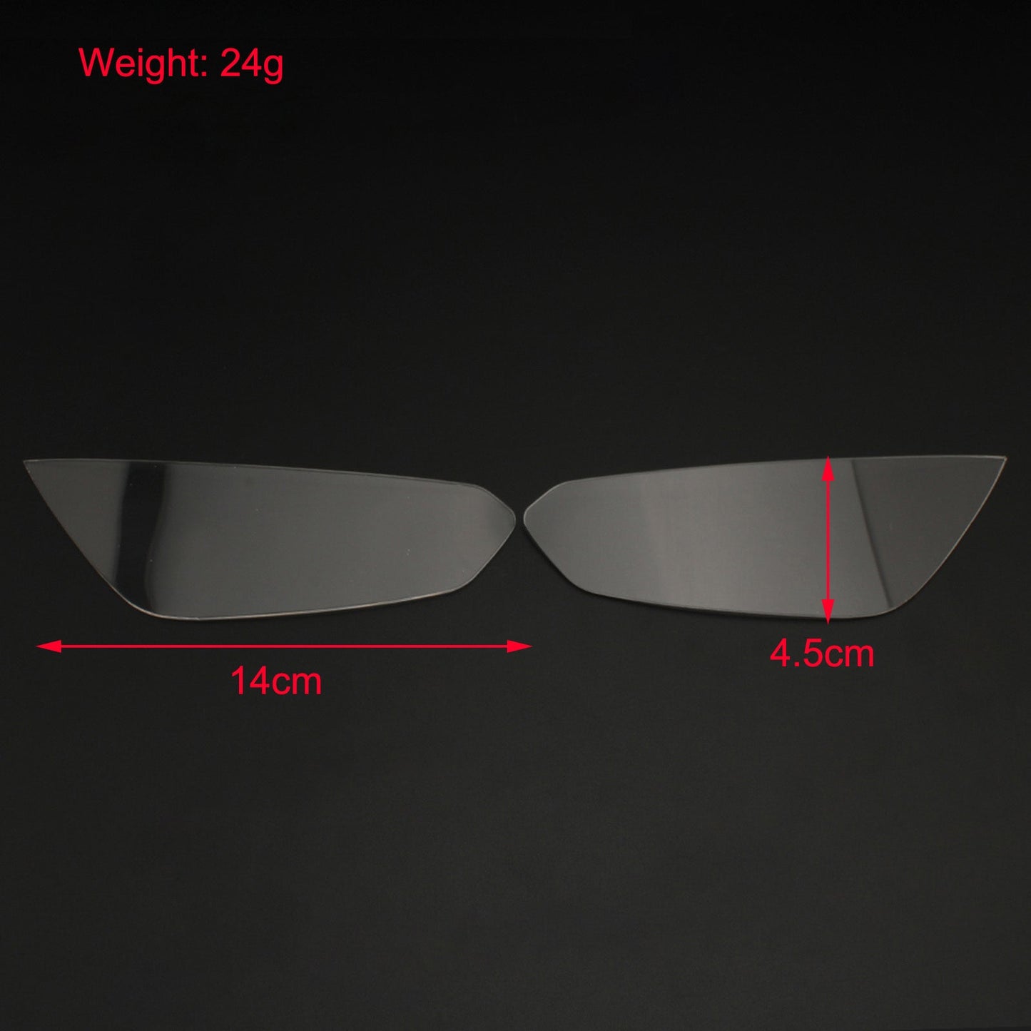Protezione della protezione della lente del faro anteriore adatta per Kawasaki Z1000 Z1000R 14-21 fumo generico