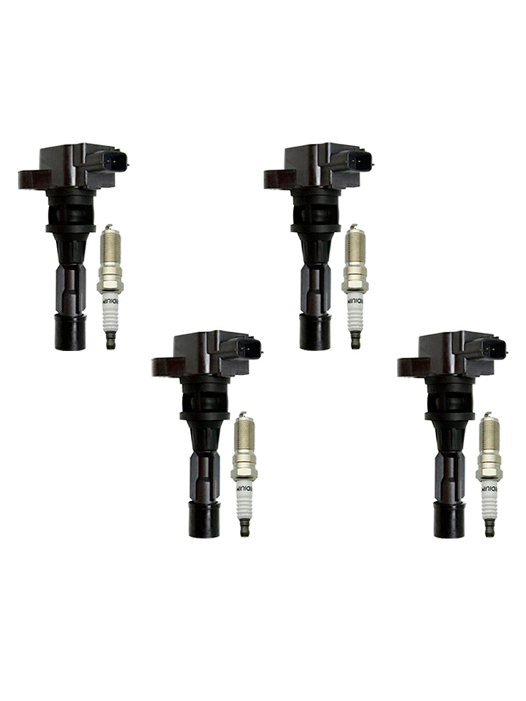 2009-2010 Mazda 3 Sport L4 2.0L 4x Bobine di accensione + Candele UF540