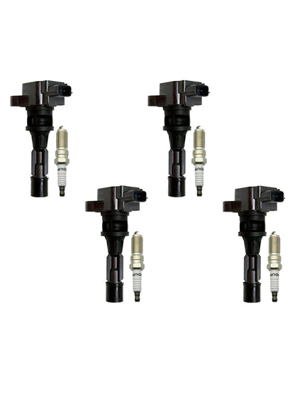 2009-2010 Mazda 3 Sport L4 2.0L 4x Bobine di accensione + Candele UF540