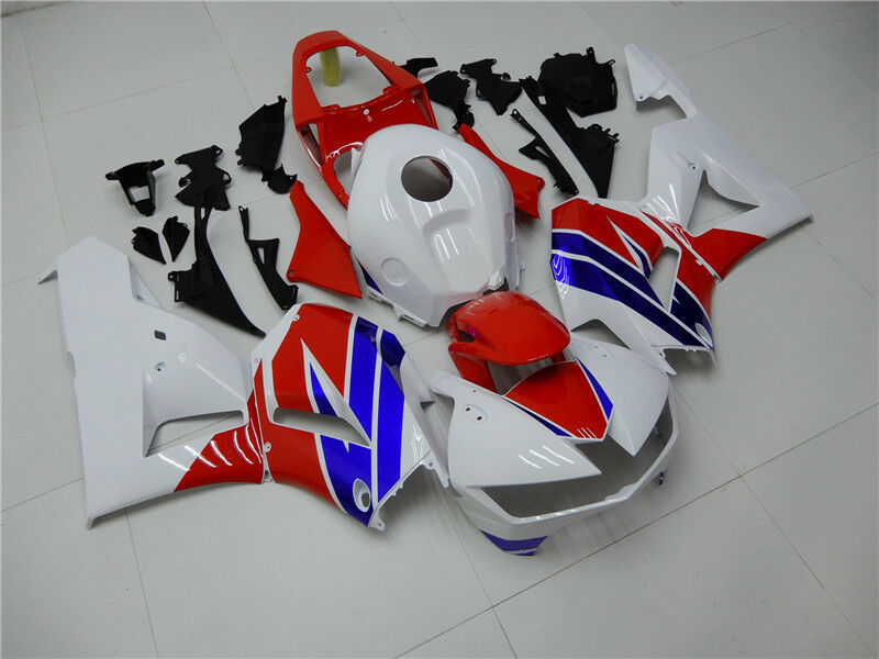 Kit Carenatura Per Honda CBR600RR 2013-2021 Bianco Blu ABS Stampo Ad Iniezione Carrozzeria Generico