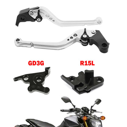 Leva freno frizione lunga moto adatta per YAMAHA MT125 2014-2019 Generico