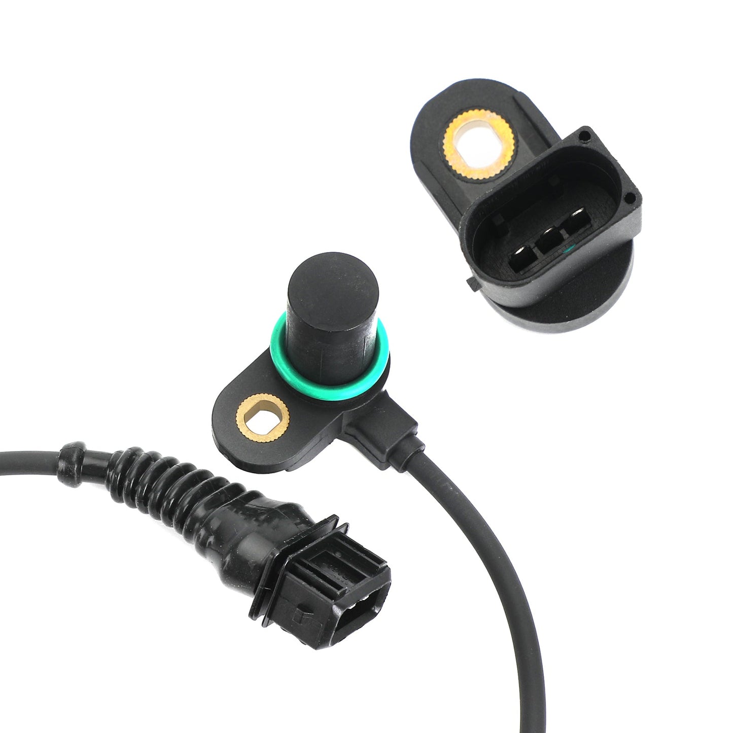 2x sensore di posizione albero a camme INGRESSO + USCITA per BMW E46 E39 E60 E38 E65 M52 M54 generico