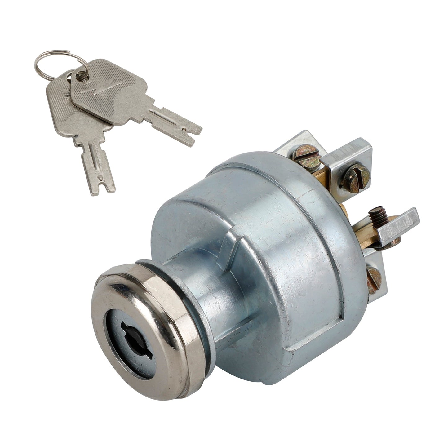 Interruttore di accensione per carrello elevatore Clark 1723186 2339413 272041 7004210 con 2 chiavi