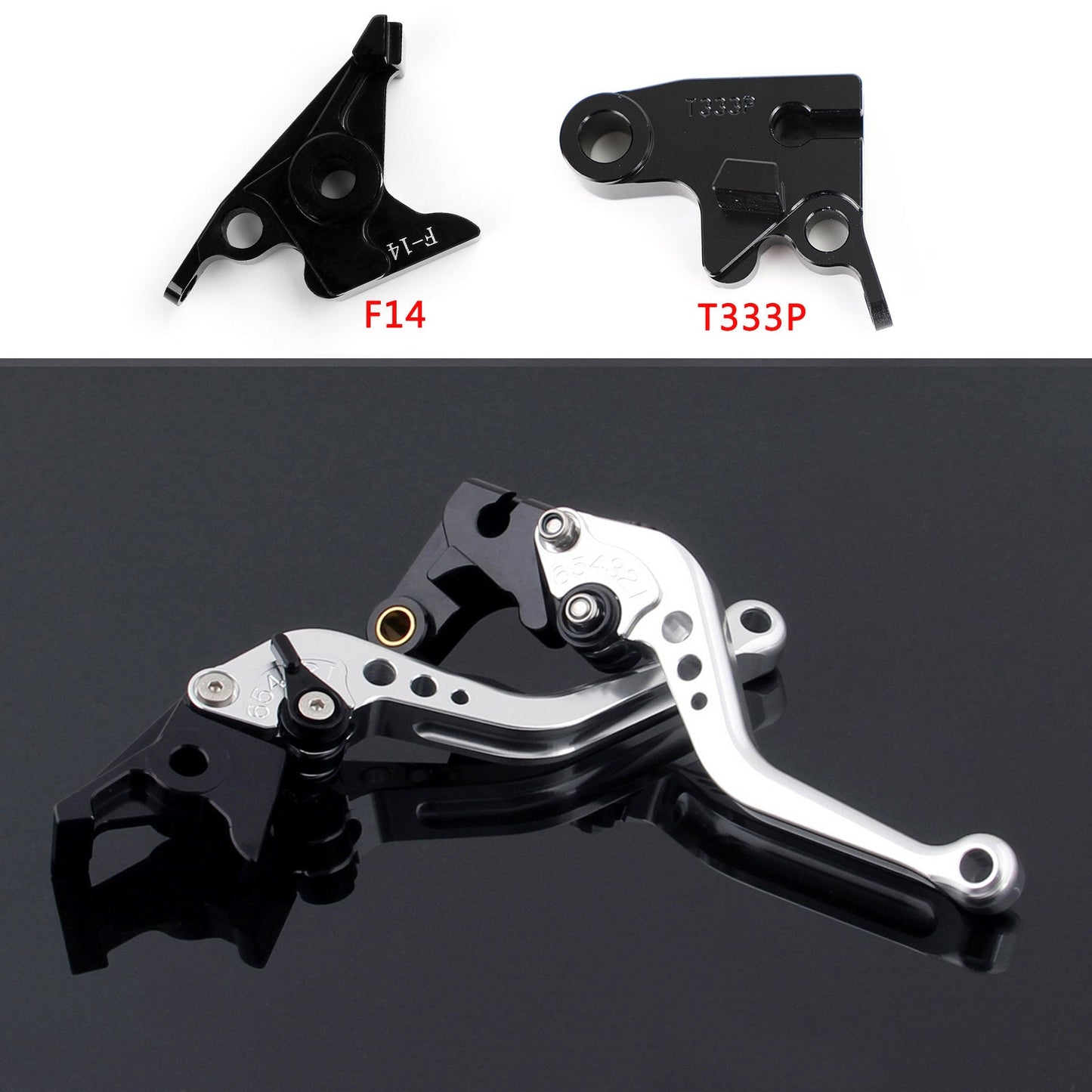 Leva freno frizione corta adatta per Trident 2022 Bonneville T120 Bobber 2019 Generico