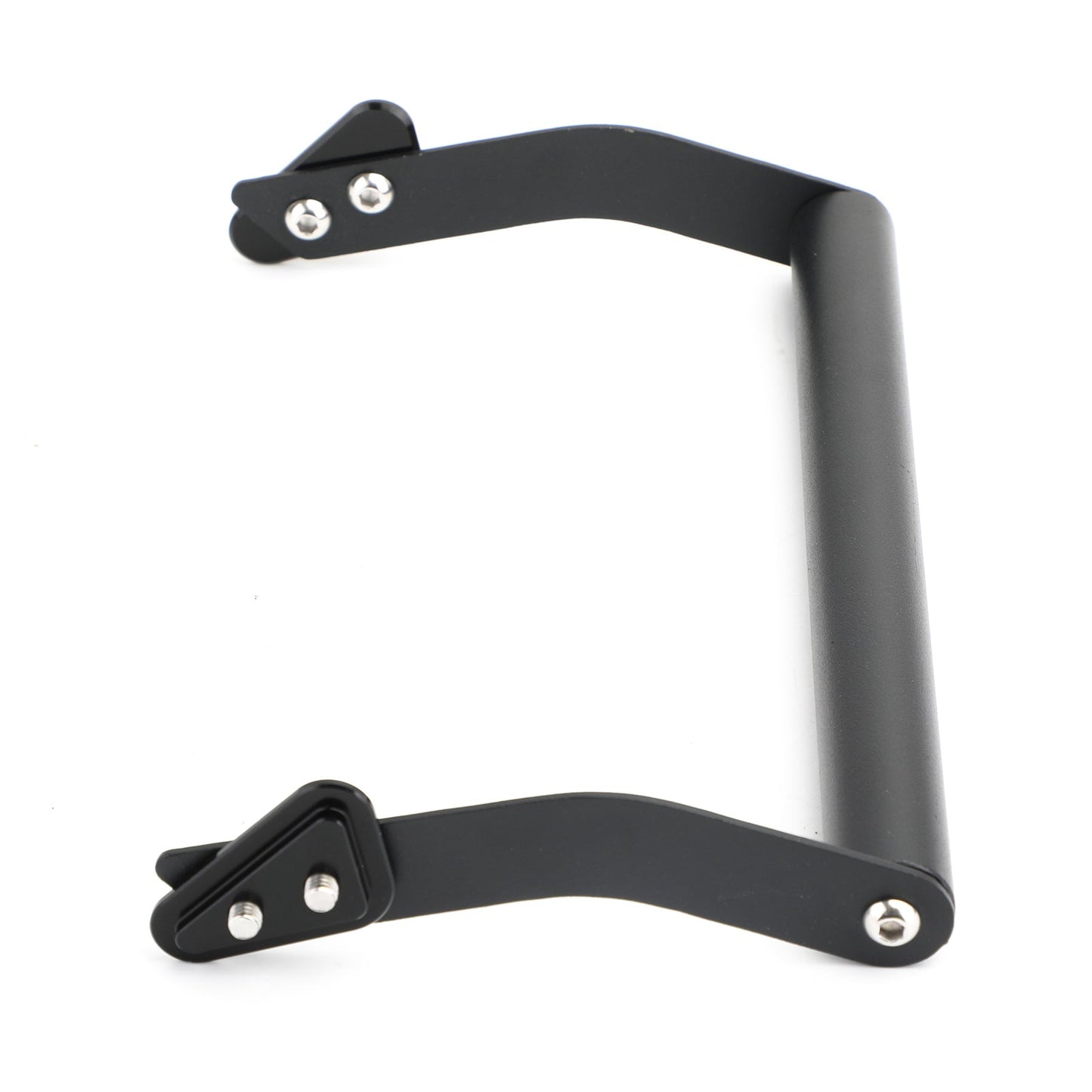 Supporto per smartphone/GPS per montaggio su staffa per parabrezza nero per Kawasaki Versys650 15-19 Generico