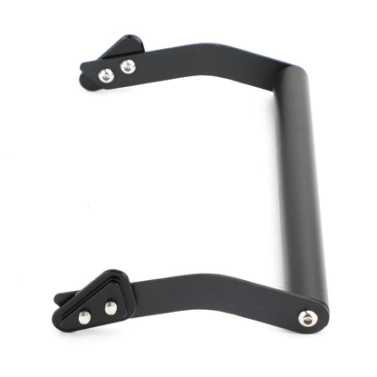 Supporto per smartphone/GPS per montaggio su staffa per parabrezza nero per Kawasaki Versys650 15-19 Generico