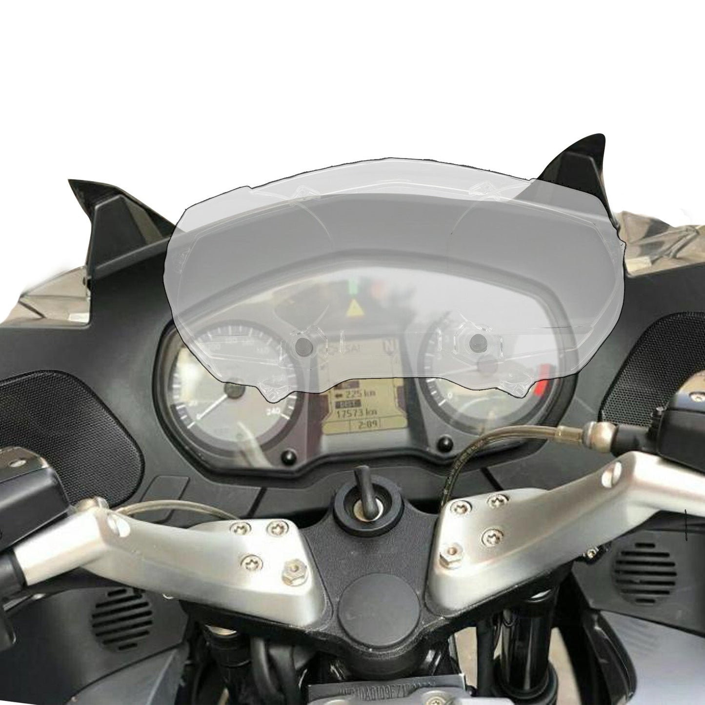 Misuratore di velocità trasparente Protezione coperchio tachimetro adatta per BMW R1200RT 2005-2009 Generico