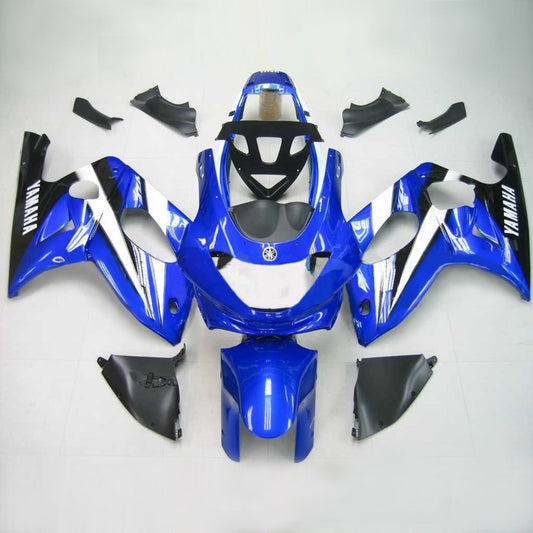 Amotopart Yamaha 1996-2007 YZF 600R Thundercat Nero Kit carenatura blu