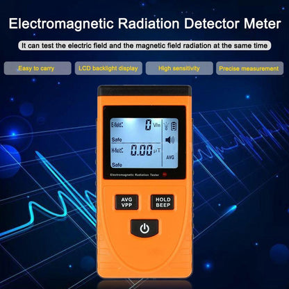 Tester per dosimetro misuratore EMF con rilevatore di radiazioni di campo elettromagnetico LCD digitale
