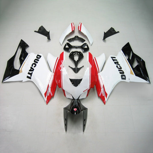 Amotopart Ducati 2012-2014 1199/899 Schwarz Wei? kit di rivestimento rosso