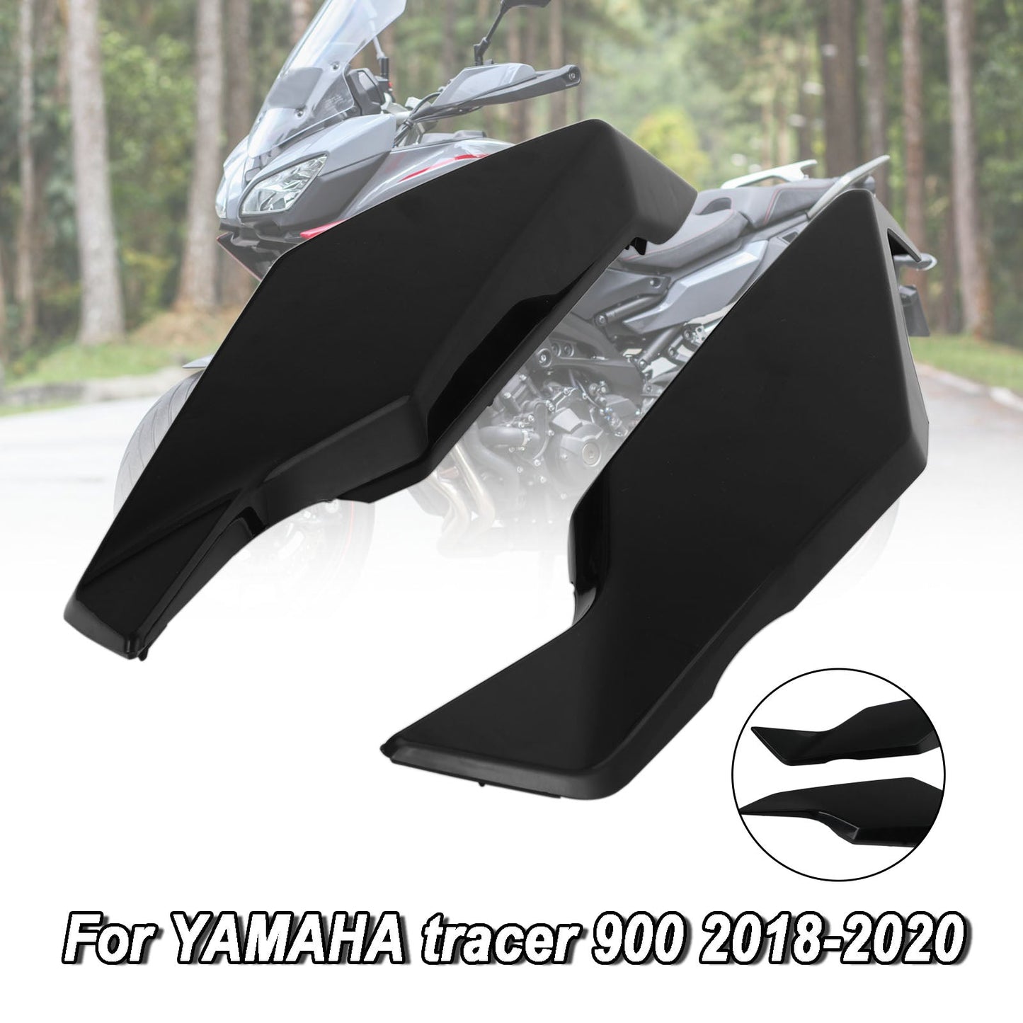 2018-2020 Yamaha Tracer 900/GT Carrozzeria carenatura stampaggio ad iniezione non verniciata