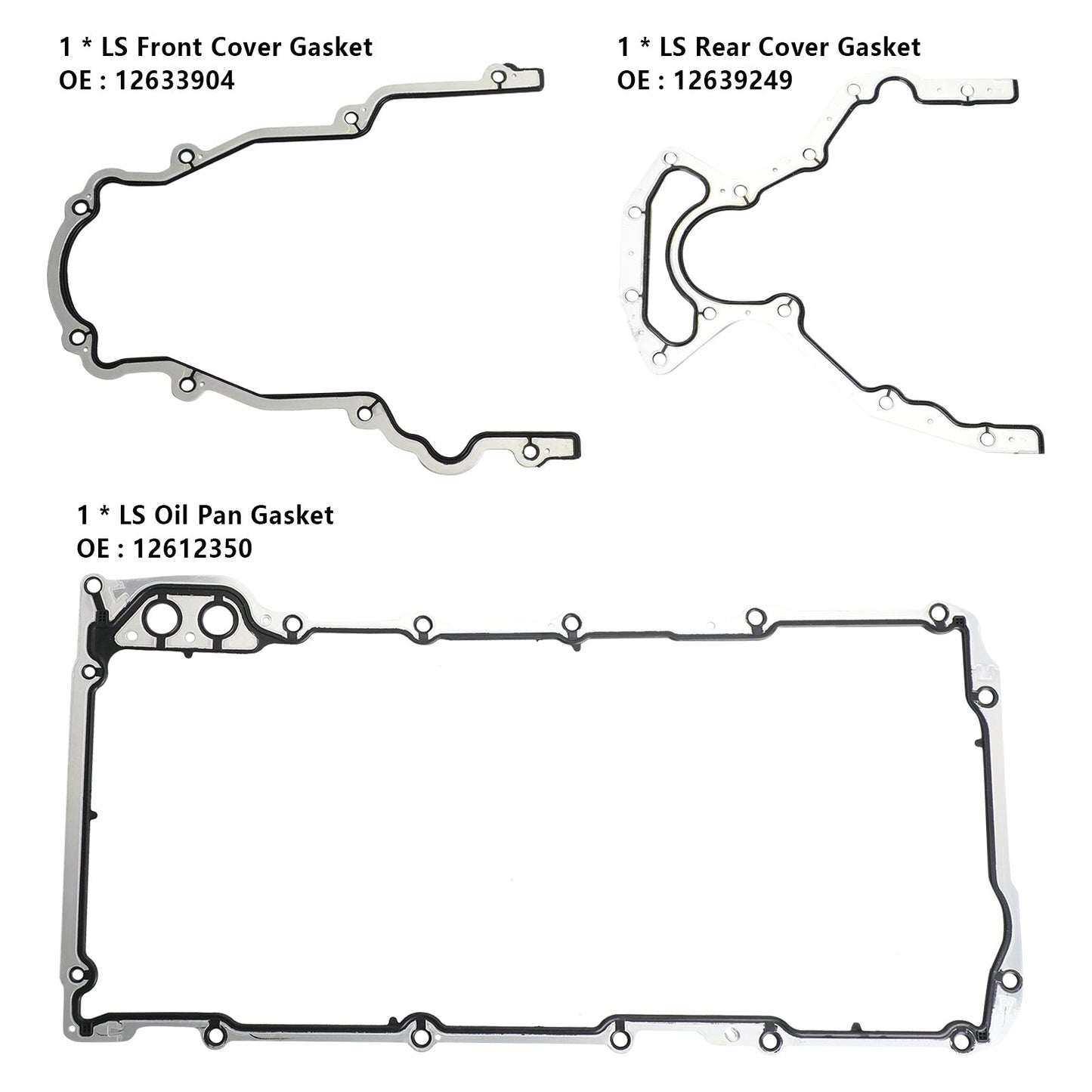 Kit guarnizioni LS e guarnizioni testa LS9 per GM Chevrolet LS1/LS6/LQ4/LQ9/4.8/5.3/5.7 generico