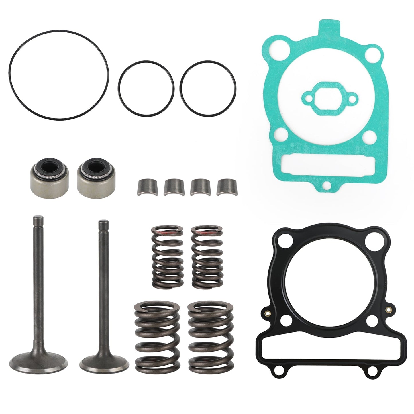 Kit Guarnizione Valvola Scarico Aspirazione Cilindro per Yamaha Warrior 350 YFM350X 1987-04 Generico