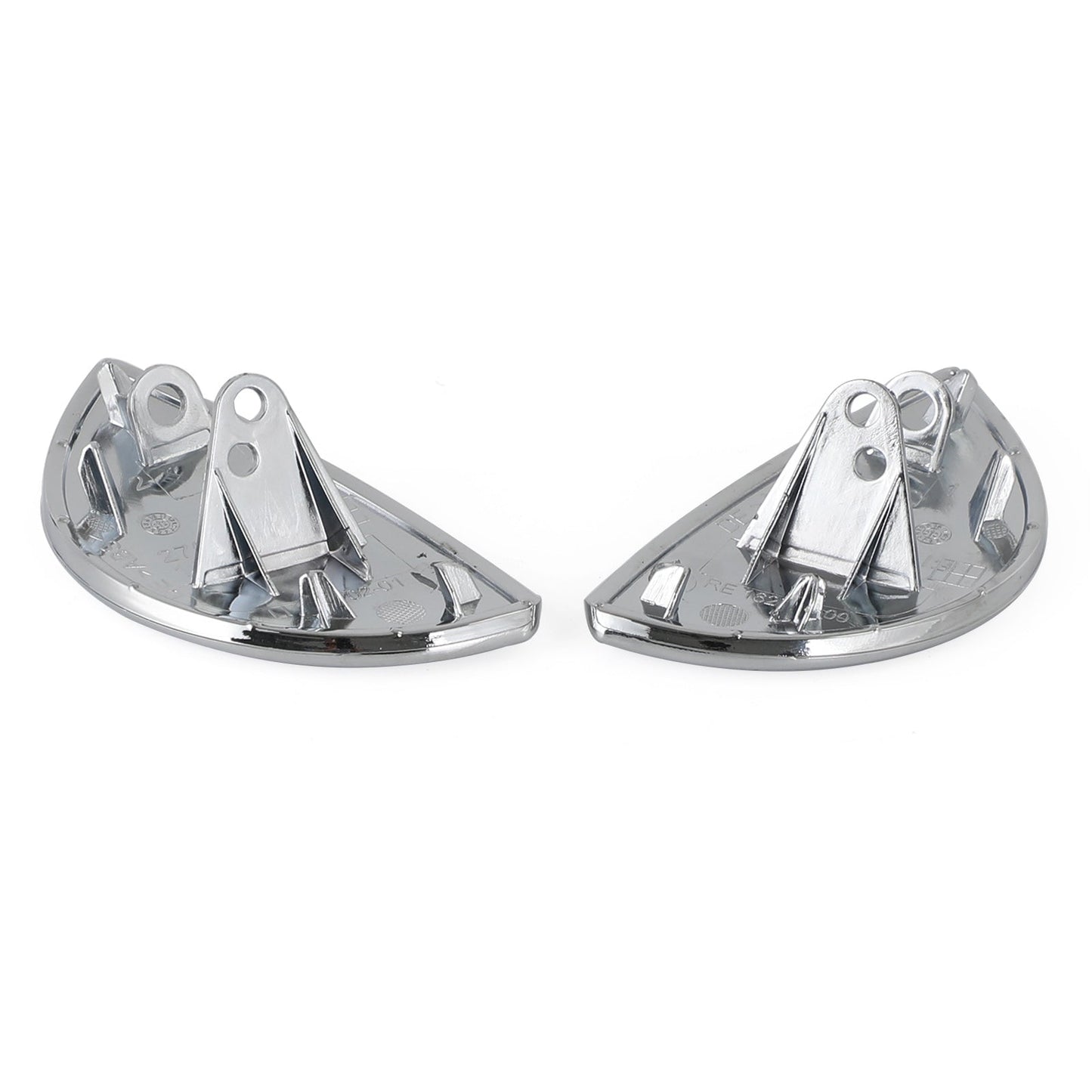 Chrome Left + Right Headlight Washer Cover 61672752559/60 Per Mini Cooper 08-2014 Generico