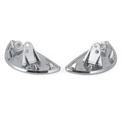 Chrome Left + Right Headlight Washer Cover 61672752559/60 Per Mini Cooper 08-2014 Generico