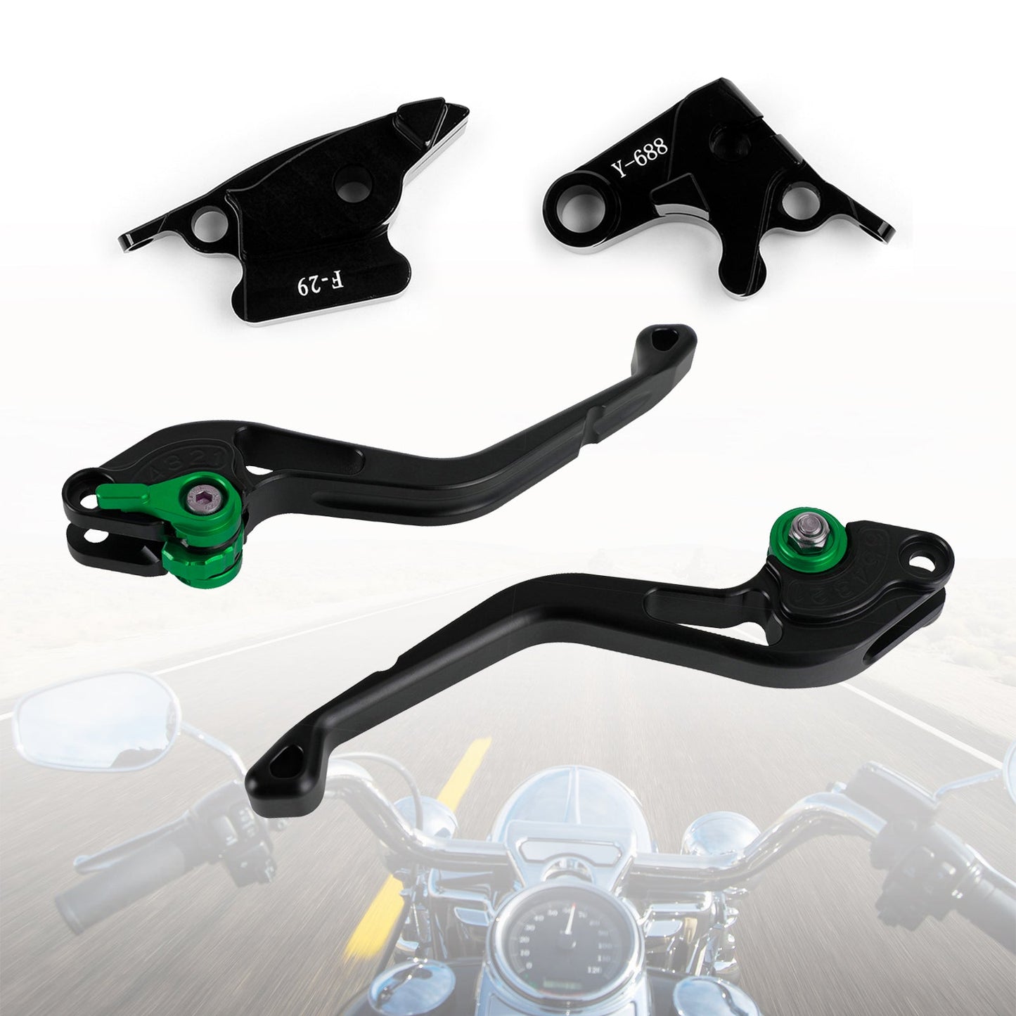 Honda CBR600RR 03-06 CBR954RR 02-2003 NUOVA Leva freno frizione corta