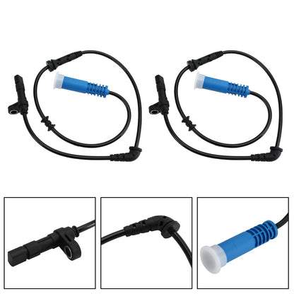 2Pcs Anteriore L &amp; R ABS Sensore di Velocità della Ruota 34526756384 per BMW Mini One R50 52 R53 Generico