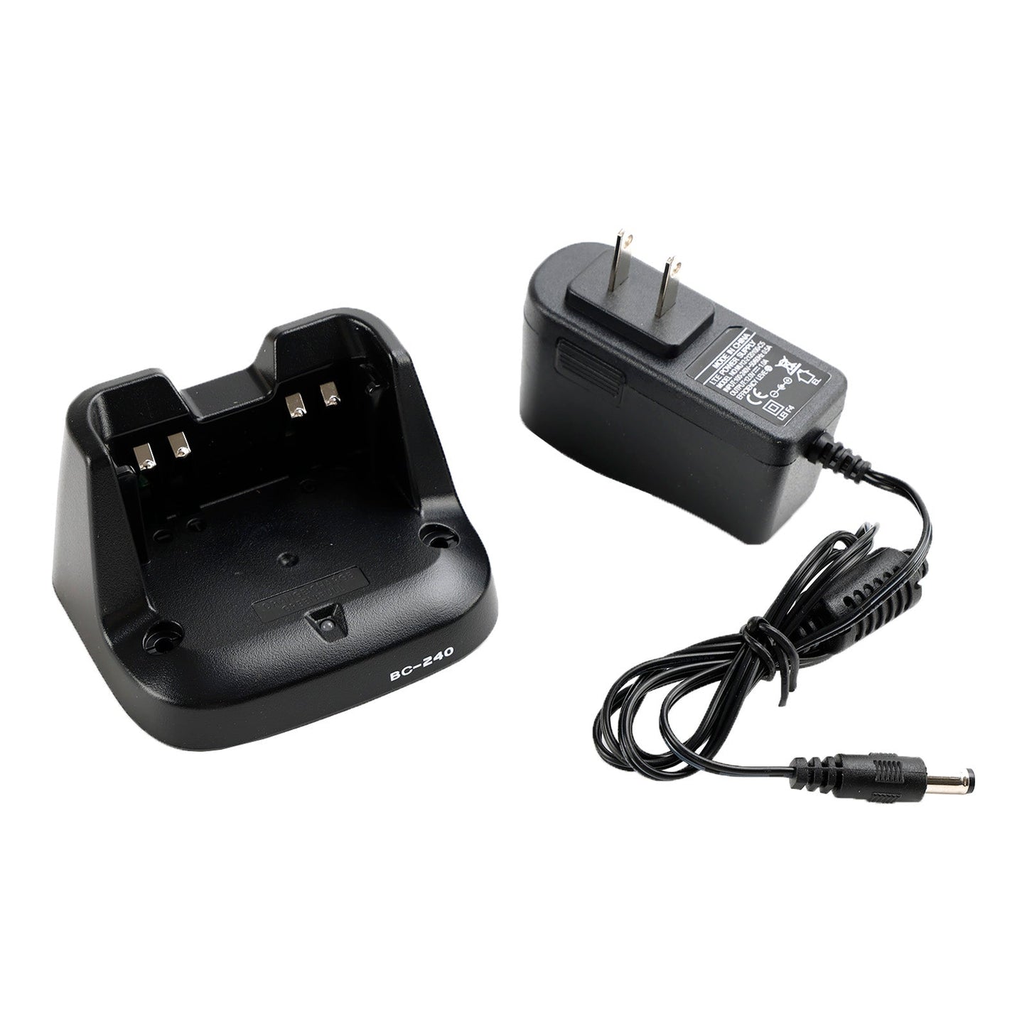 BC-240 Caricabatterie BP-298 Batteria Dock rapido per ICOM V86 U86 Radio bidirezionale Spina USA