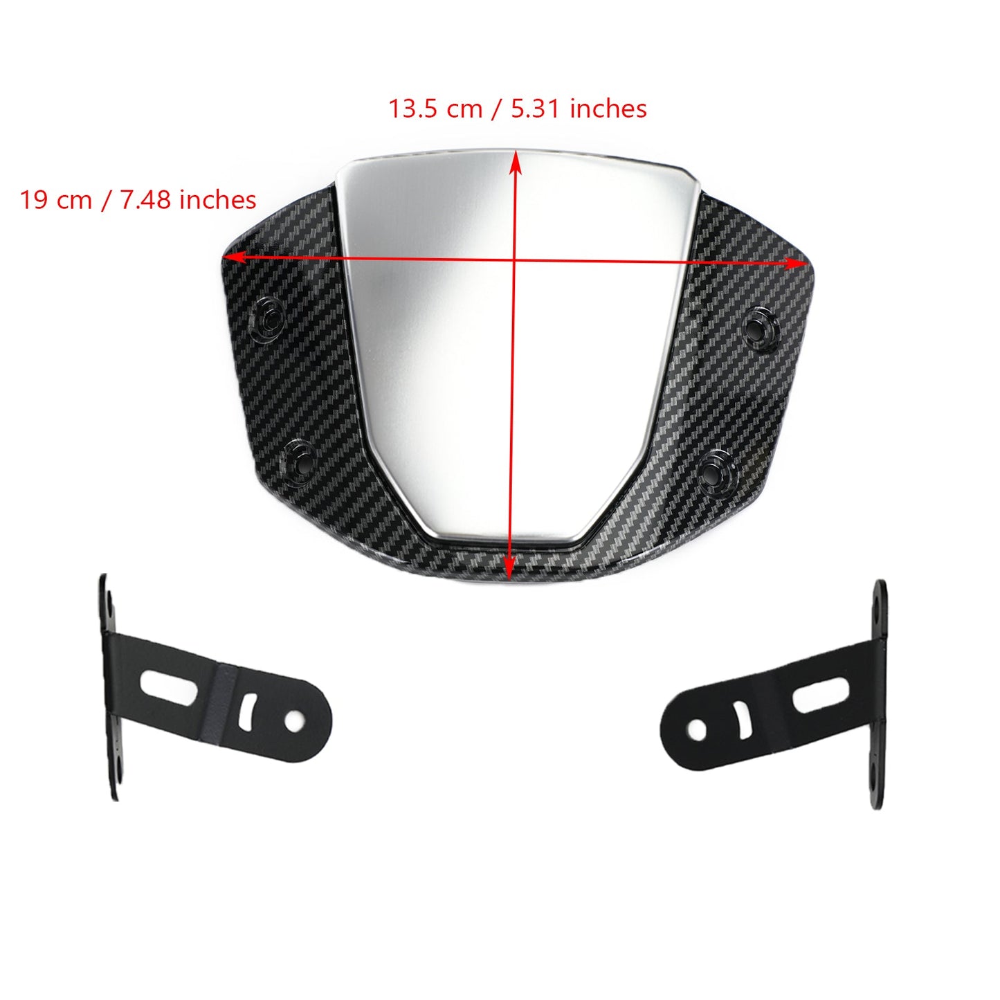 Protezione per parabrezza per parabrezza HONDA CB125R CB250R CB300R 2018-2021