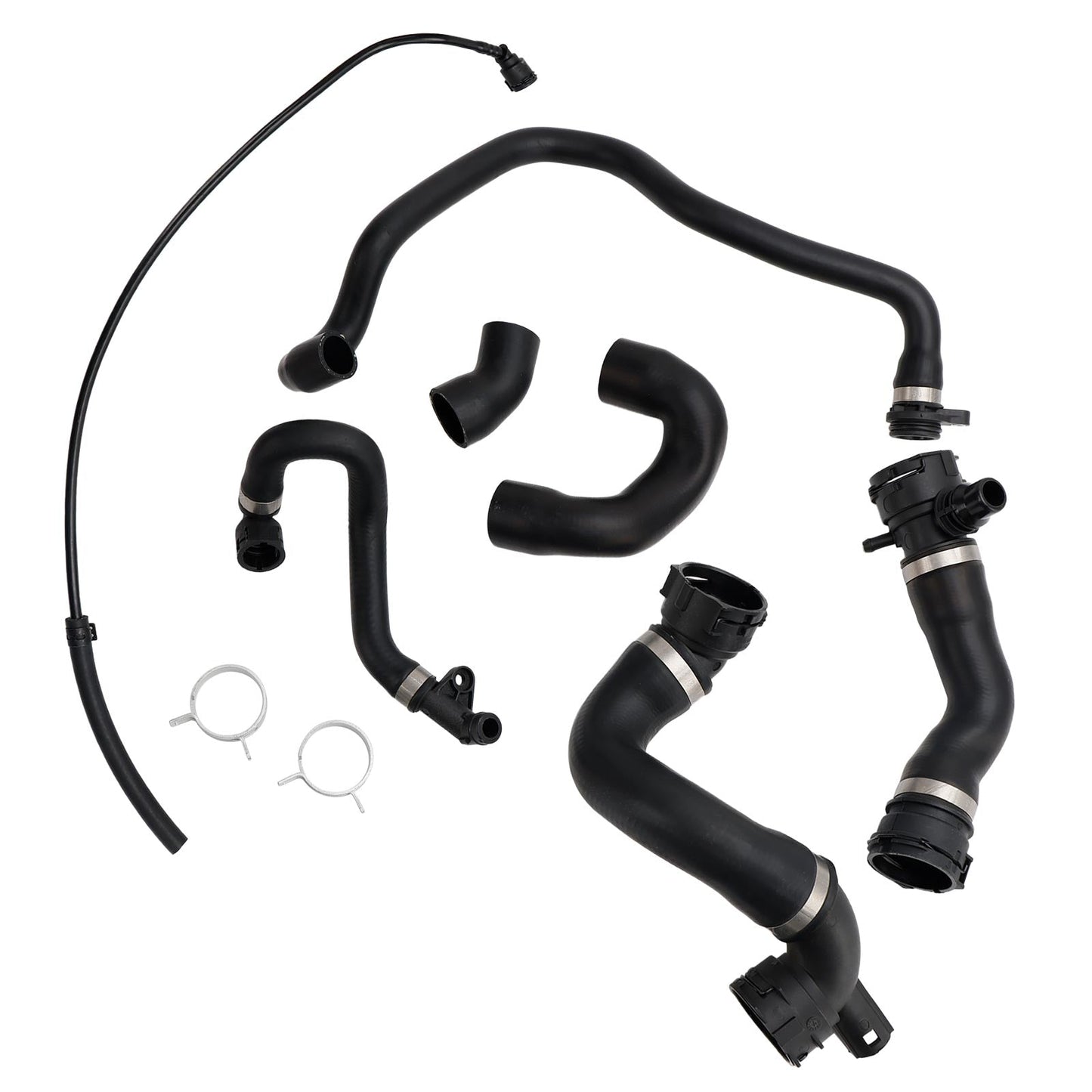 Kit tubo flessibile dell'acqua di raffreddamento del radiatore BMW E90 128i 328i 2007-2011 (7 tubi)