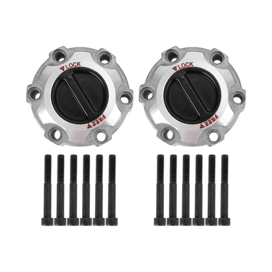 2 pezzi 1990-1994 Nissan D21 SE pickup cabina estesa 2 porte 3.0L mozzi con bloccaggio manuale 28 scanalature 40250-2S610