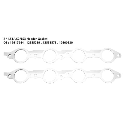 Kit guarnizioni LS e guarnizioni testa LS9 per GM Chevrolet LS1/LS6/LQ4/LQ9/4.8/5.3/5.7 generico