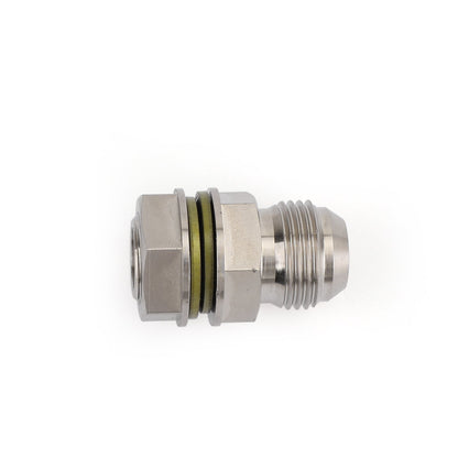 Adattatore per tappo di scarico della coppa dell'olio del turbo, raccordo da 10AN a M18x1,5 argento generico