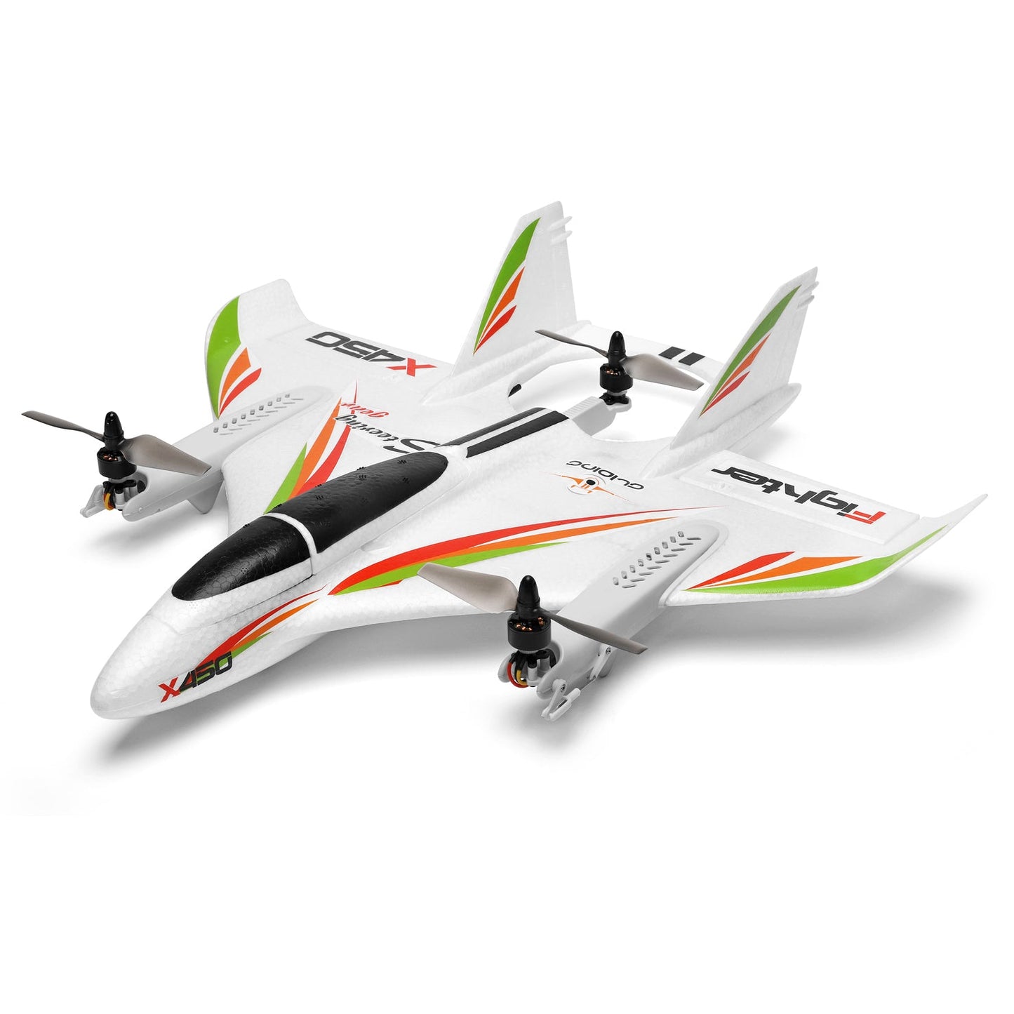 WLtoys XK X450 RC Airplane Brushless 2.4G 6CH 3D/6G LED ad ala fissa RTF