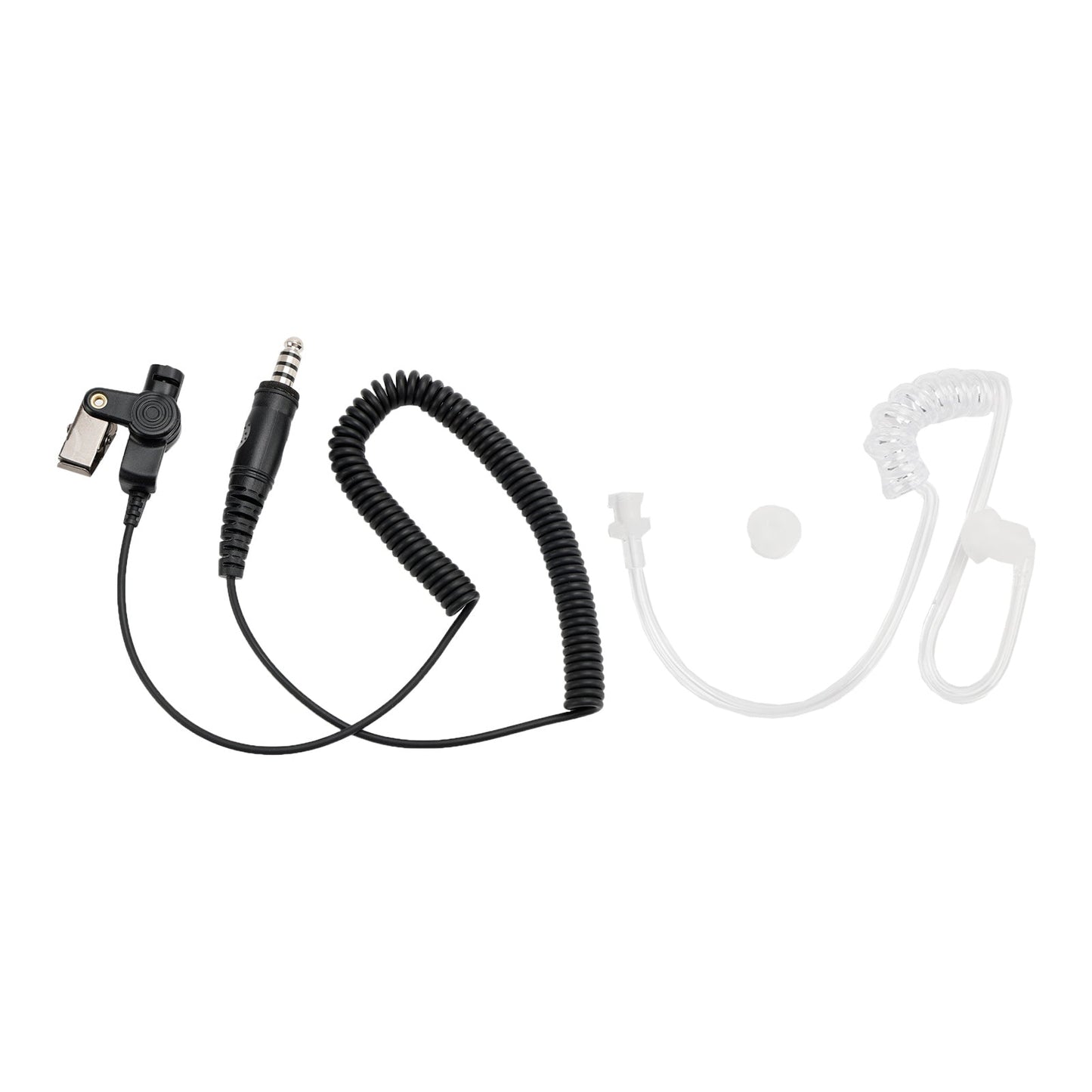 7.1-A3 Auricolare con tubo dell"aria trasparente ad ascolto singolo Cuffia intraauricolare da 7,1 mm