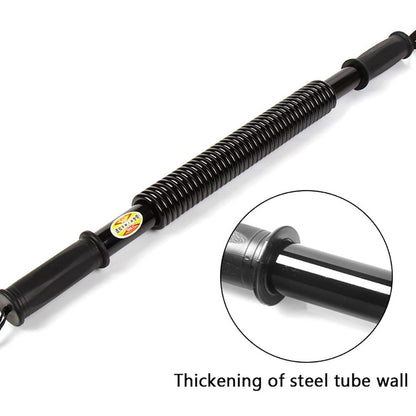 Heavy Duty Spring Chest Power Bar Twister Parte superiore del corpo Allenamento della forza delle braccia 40 kg