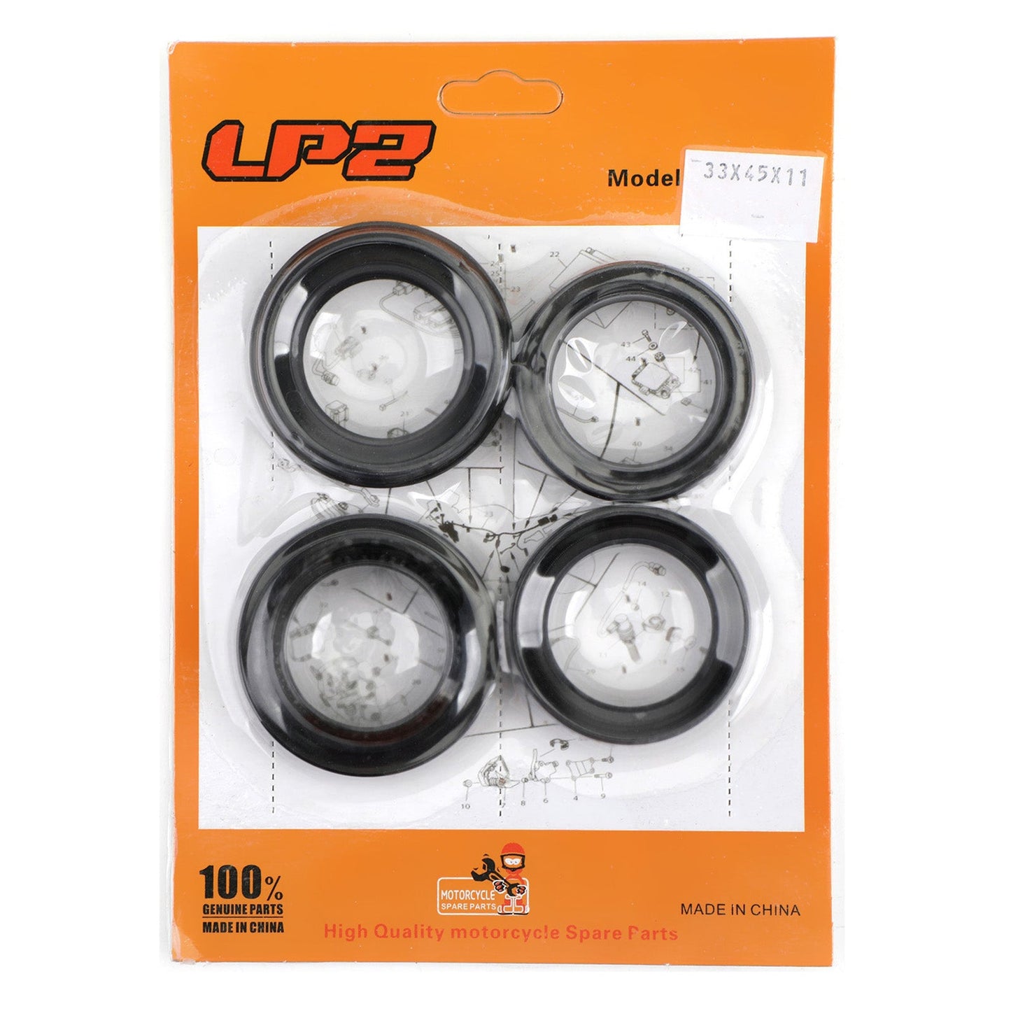 Kit Parapolvere Olio Forcella per Yamaha 22W-23145-L0 51Y-23145-00 5MF-F3145 5DS-F3145 Generico