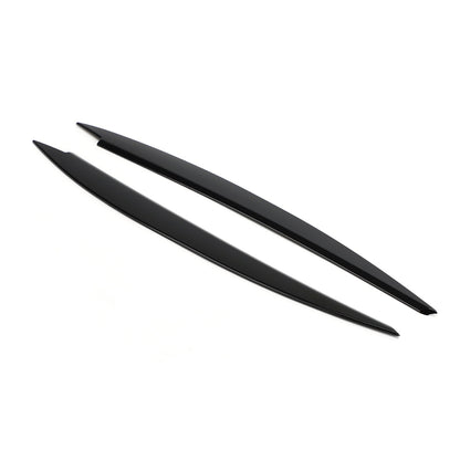 Faro anteriore Palpebra Sopracciglio Copertura Trim Nero Per VW Golf MK7 Golf R GTI GTD Generico