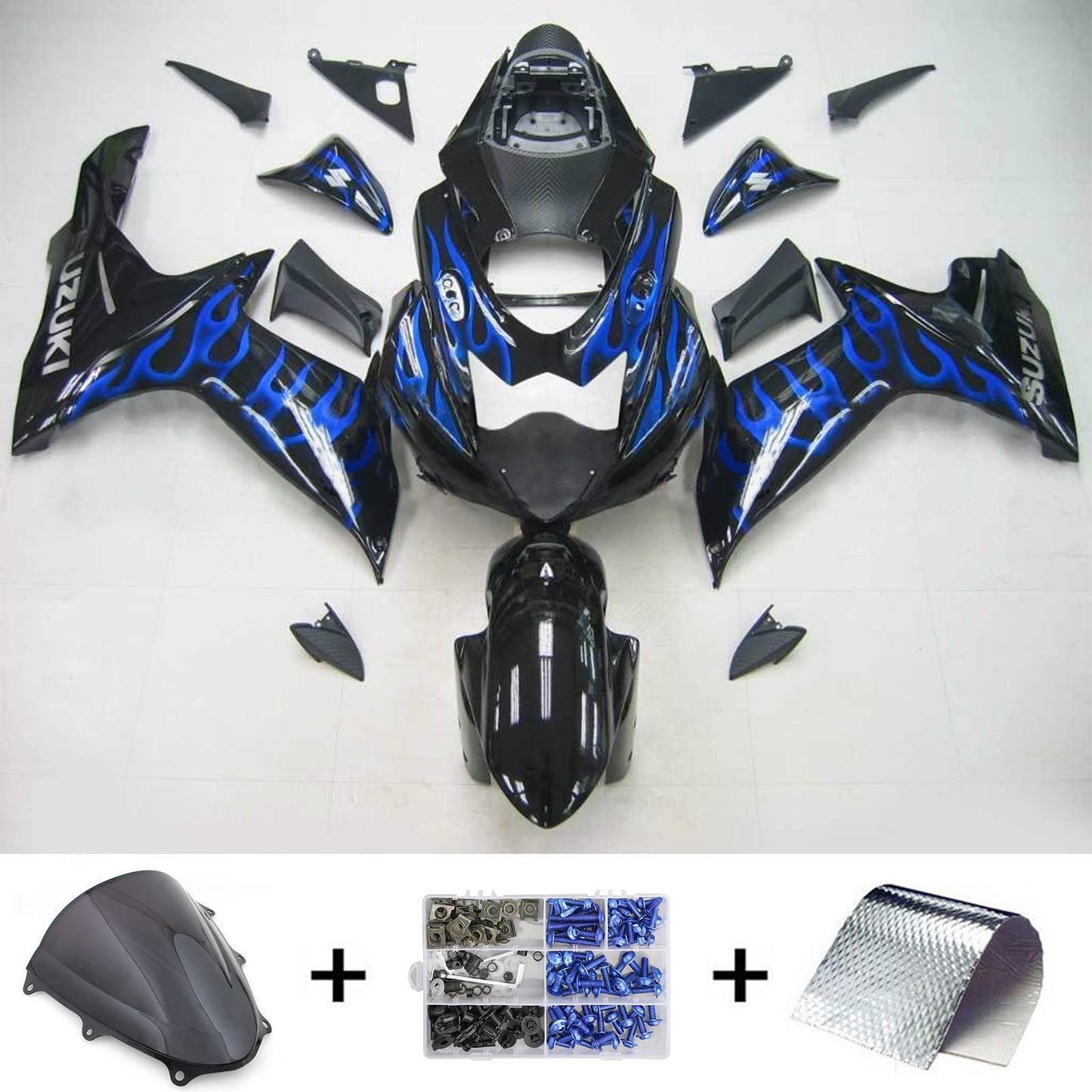 Suzuki GSXR 600/750 2011-2022 Kit carena K11 Carrozzeria Plastica ABS