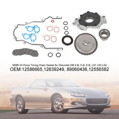 Guarnizione della catena di distribuzione della pompa dell'olio M295 per Chevrolet GM 4.8L 5.3L 6.0L LS1 LS2 LS3 Fedex Express generico