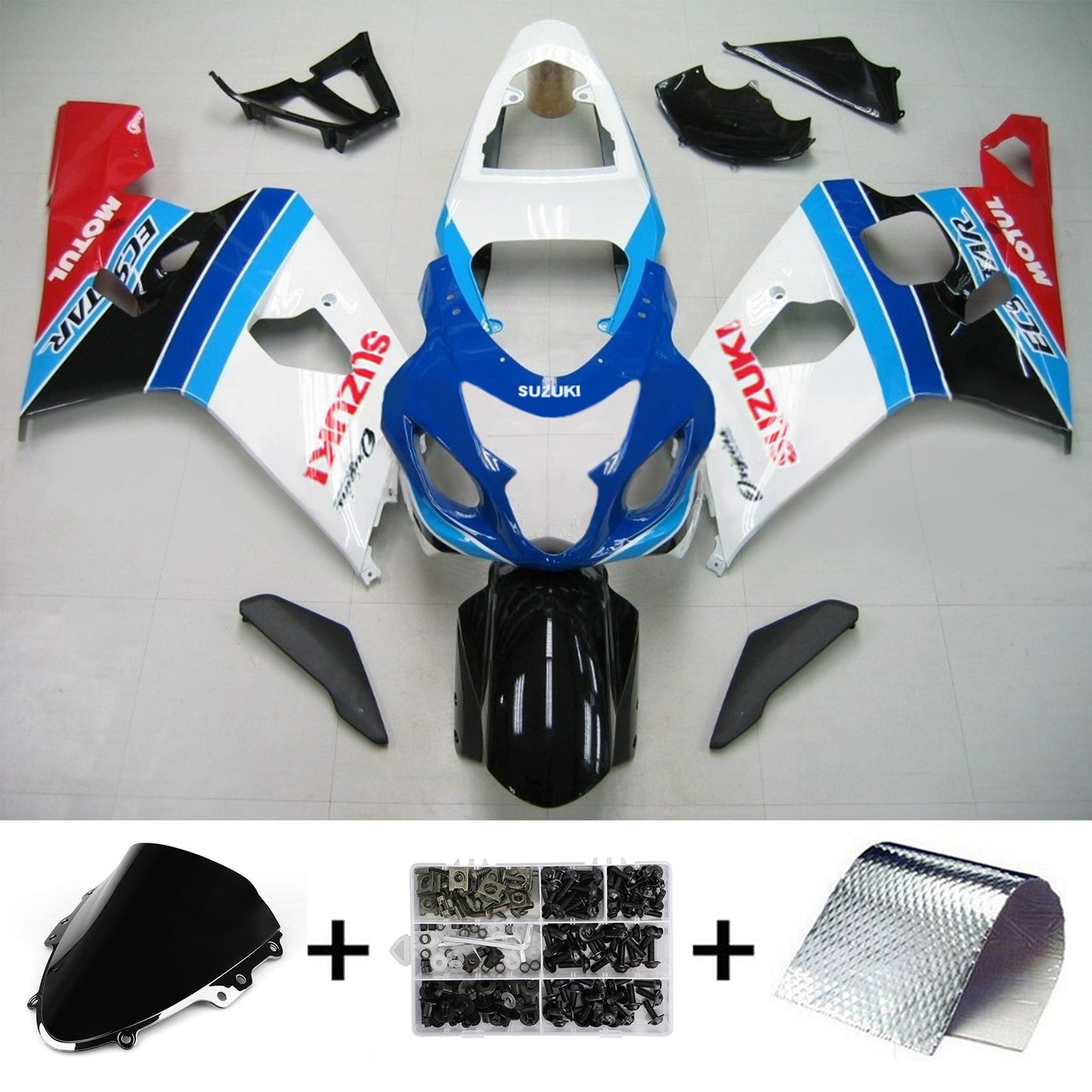 Suzuki GSXR 600/750 2004-2005 Kit Carena Carrozzeria Plastica ABS