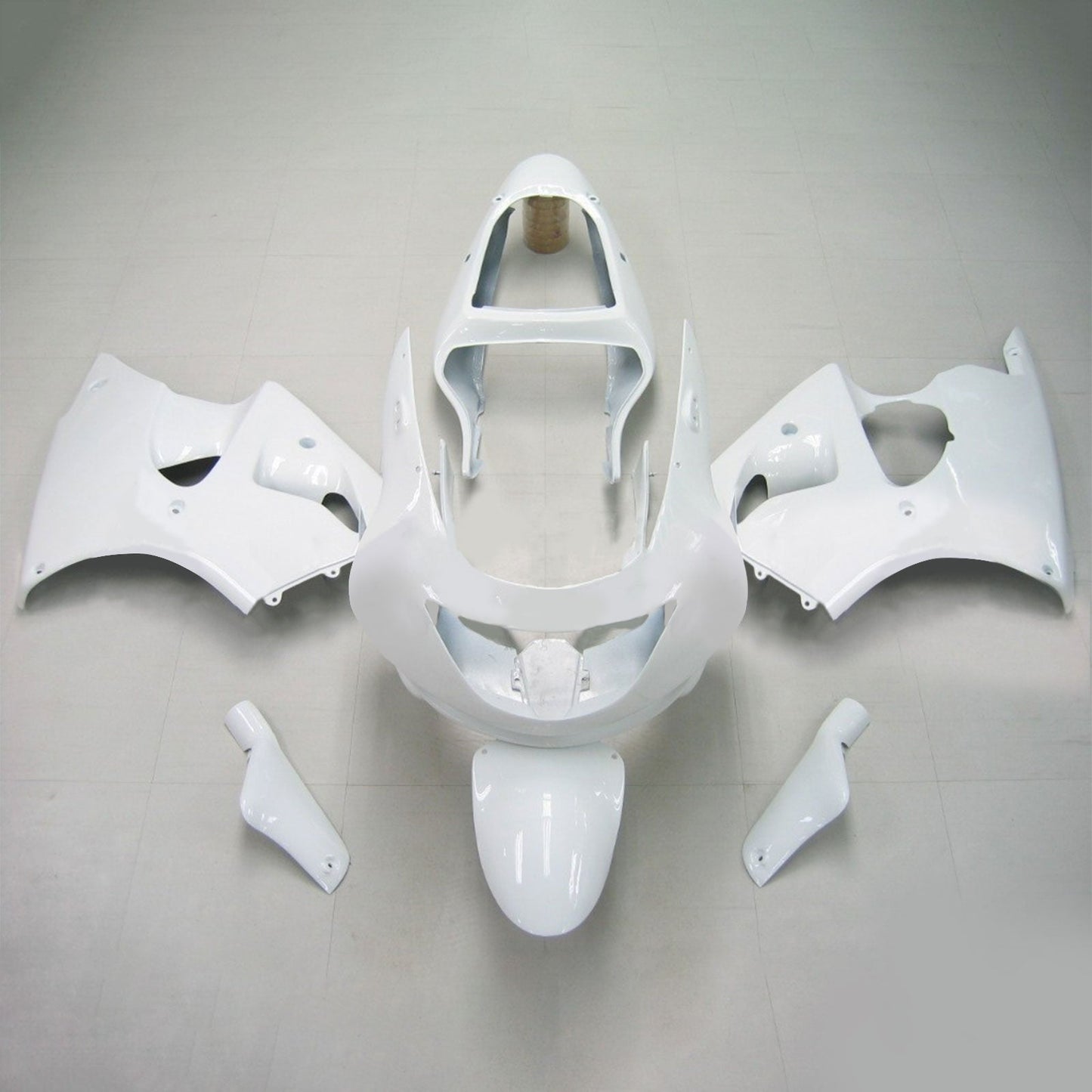 Amotopart Kawasaki ZX6R 1998-1999 bianco