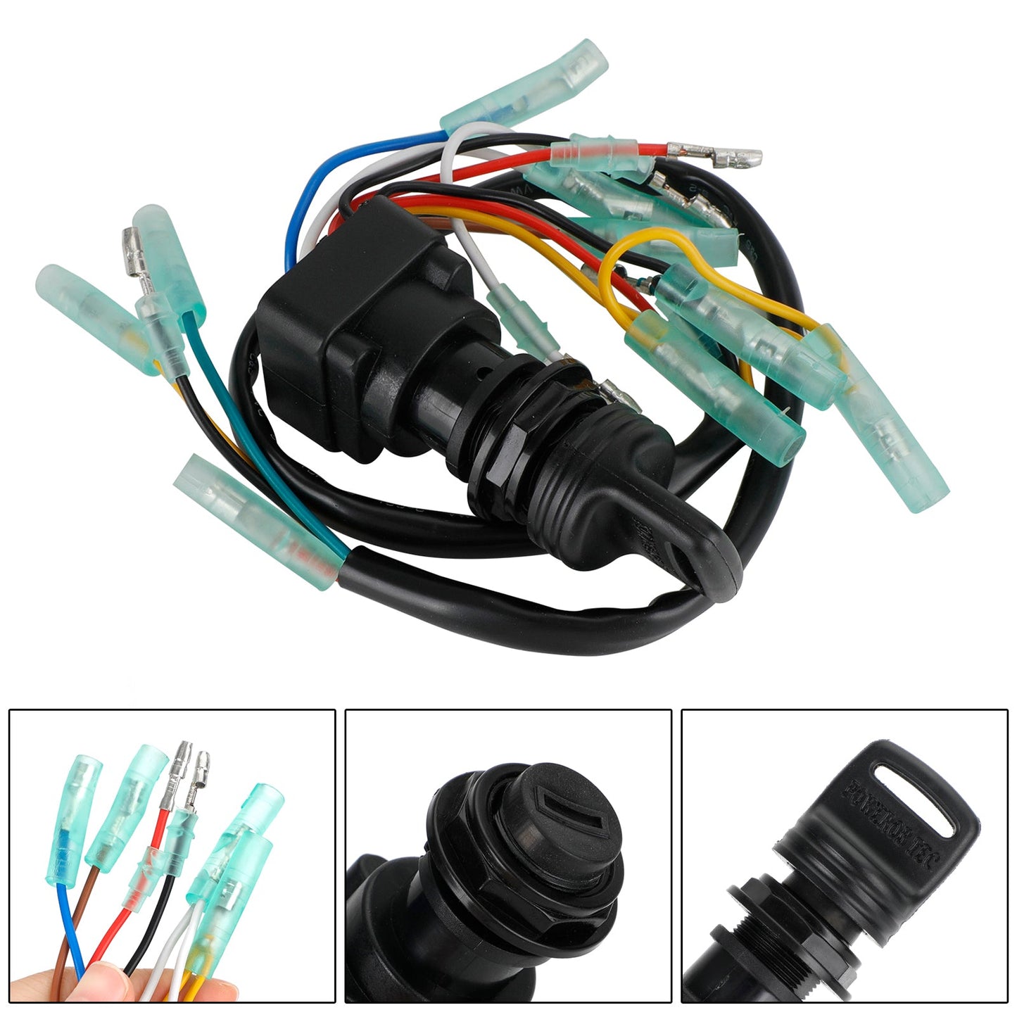 Interruttore a chiave di accensione per barche adatto per fuoribordo Yamaha 75-85-115-150HP 703-82510