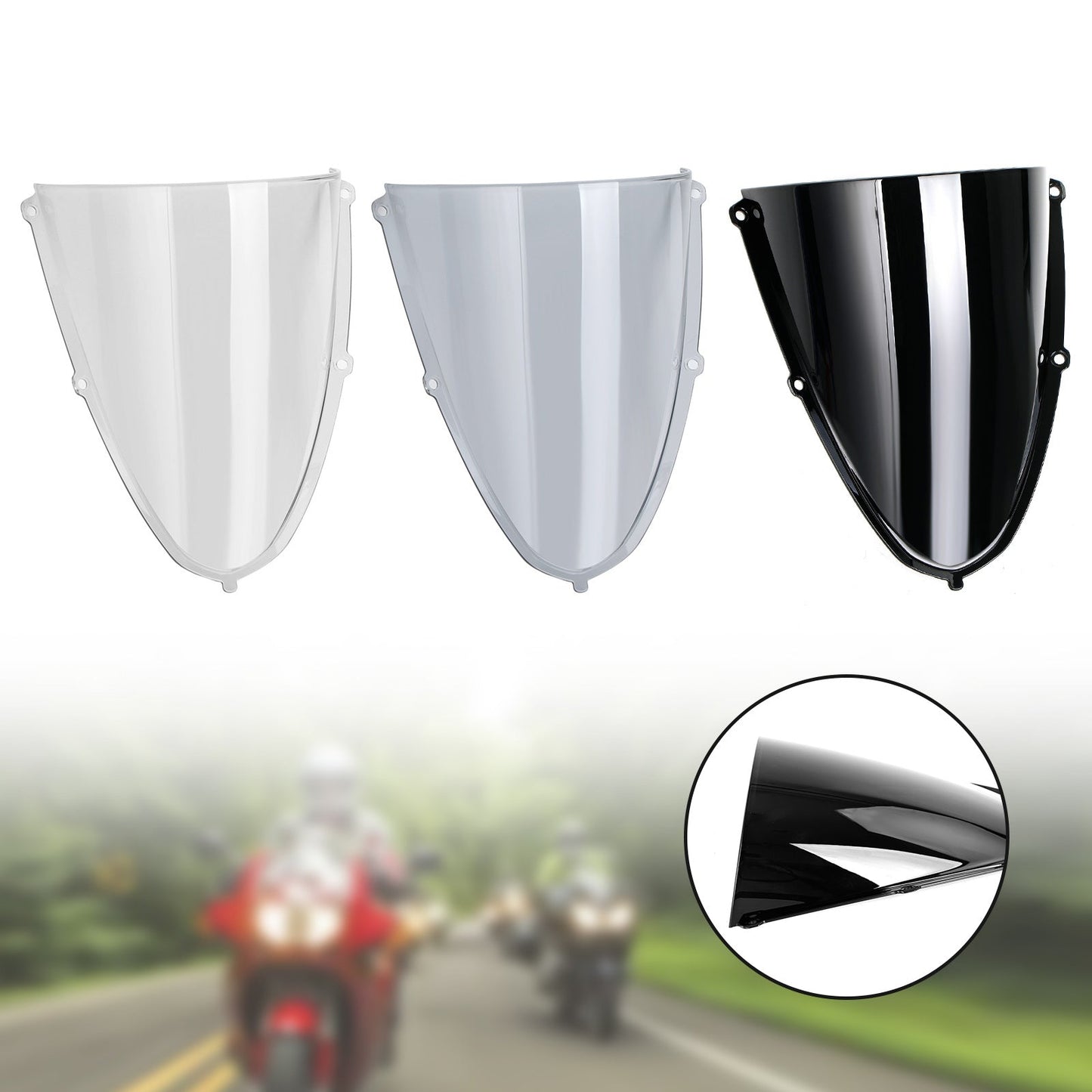 Aprilia RS660 2020-2022 Parabrezza parabrezza moto in ABS