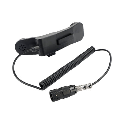 Microfono con impugnatura radio PTT a 6 pin H250 per walkie-talkie U329 PRC148 PRC152