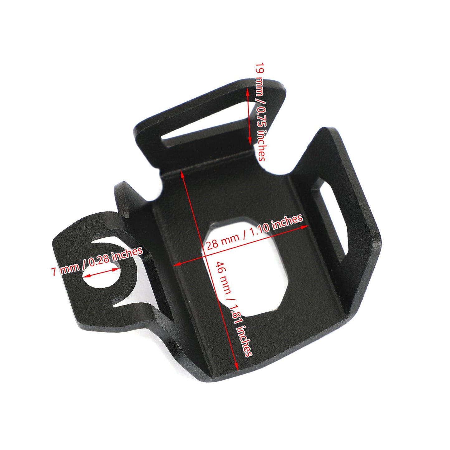 Coperchio protezione serbatoio fluido freno posteriore adatto per KAWASAKI Ninja 400 650 250 300 generico