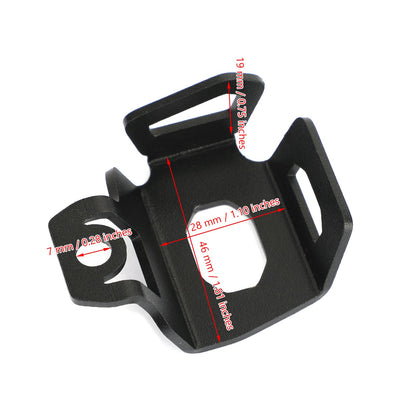 Coperchio protezione serbatoio fluido freno posteriore adatto per KAWASAKI Ninja 400 650 250 300 generico