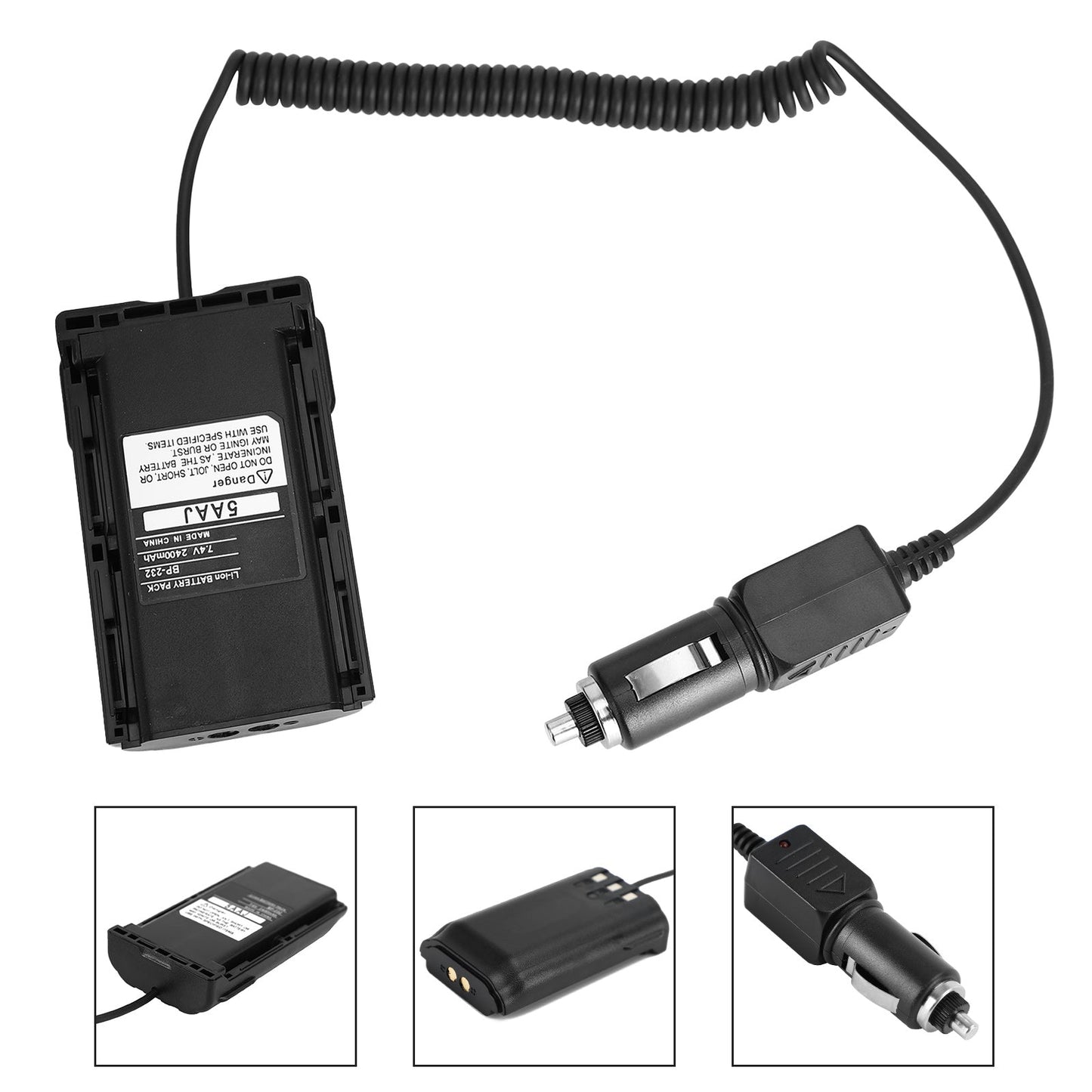 12-24V Adattatore per eliminatore di batteria per caricabatteria da auto per Icf4160 F4161 F4011 F43Gt