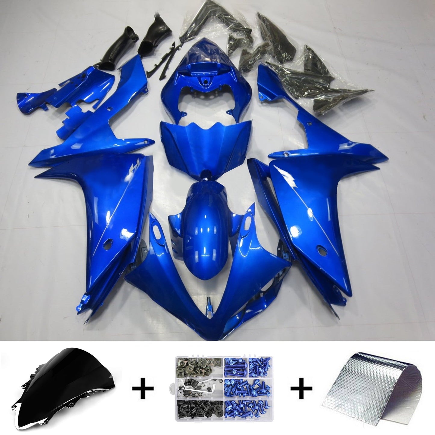 Amotopart Yamaha YZF 1000 R1 2007-2008 Kit Carena Carrozzeria Plastica ABS