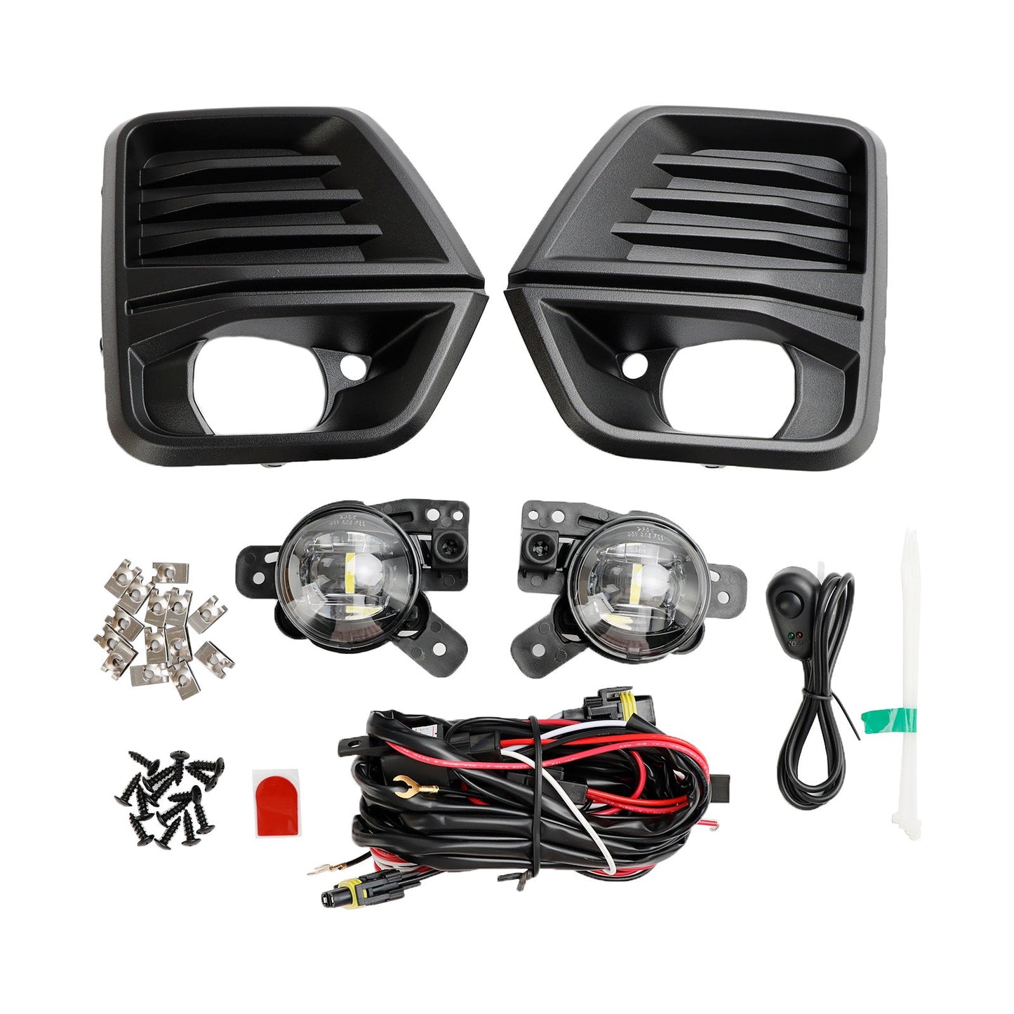 Chevrolet Colorado 2023 2024 Fendinebbia LED paraurti anteriore + copertura + cablaggio