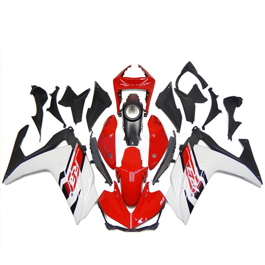 Kit Amotopart-Memory Yamaha 2014-2018 YZF R3 e 2015-2017 YZF R25 RED MIX White Tearing Kit