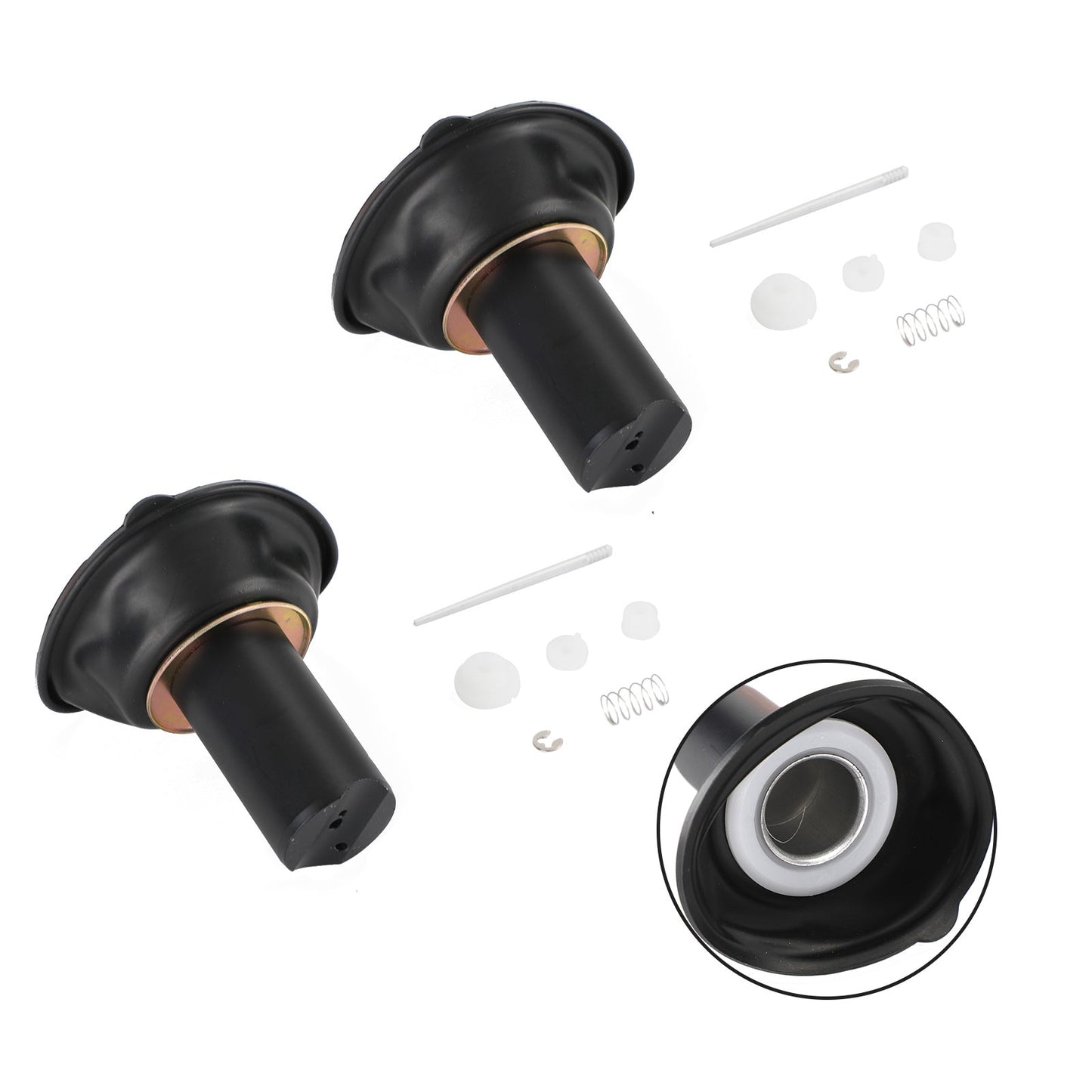 2x kit di riparazione del diaframma dello stantuffo del carburatore adatto per Yamaha XJR400 1993-2000 generico
